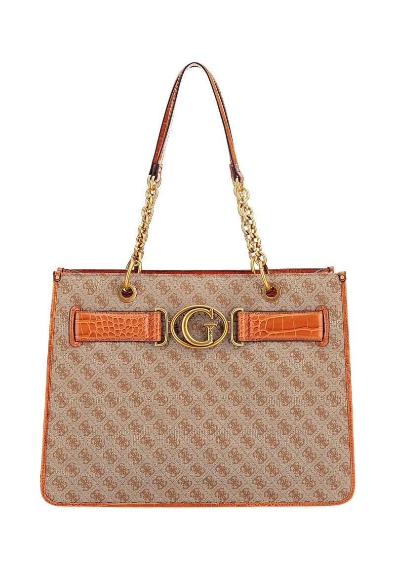 Guess AVIANA LOGO Shopping Bag braun Zalando.ch