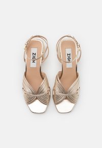 Zign LEATHER - Sandals - gold/gold-coloured - Zalando.co.uk