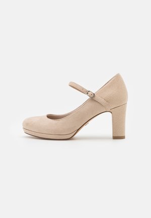 Scarpe con plateau - ivory comb