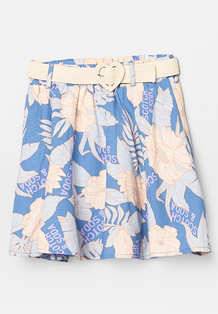 Scotch & Soda A-lijn rok blauw Scotch & Soda A-lijn rok blauw