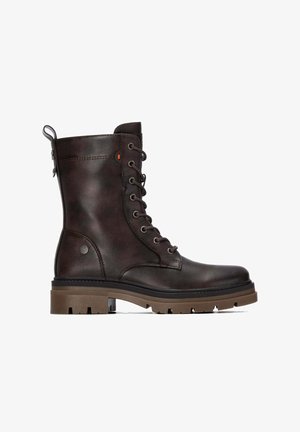 Refresh, BOTIN DE MUJER PLANO - Enkellaarsjes met plateauzool - marron