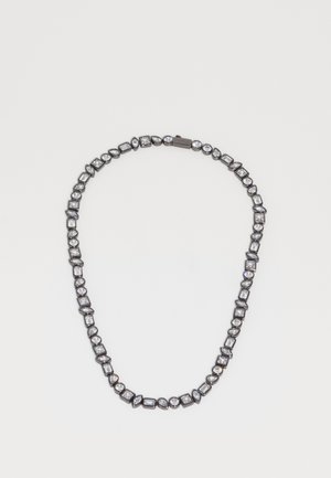DARKAI MIXED BEZELS NECKLACE UNISEX - Necklace - black/white