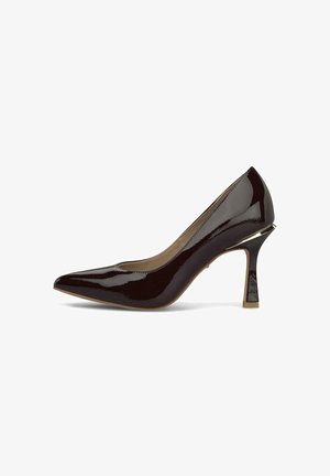 Alma en Pena, Zapatos altos - marbled burgundy