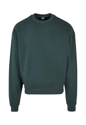 Urban Classics ULTRA HEAVY CREW - Sweatshirt - bottlegreen