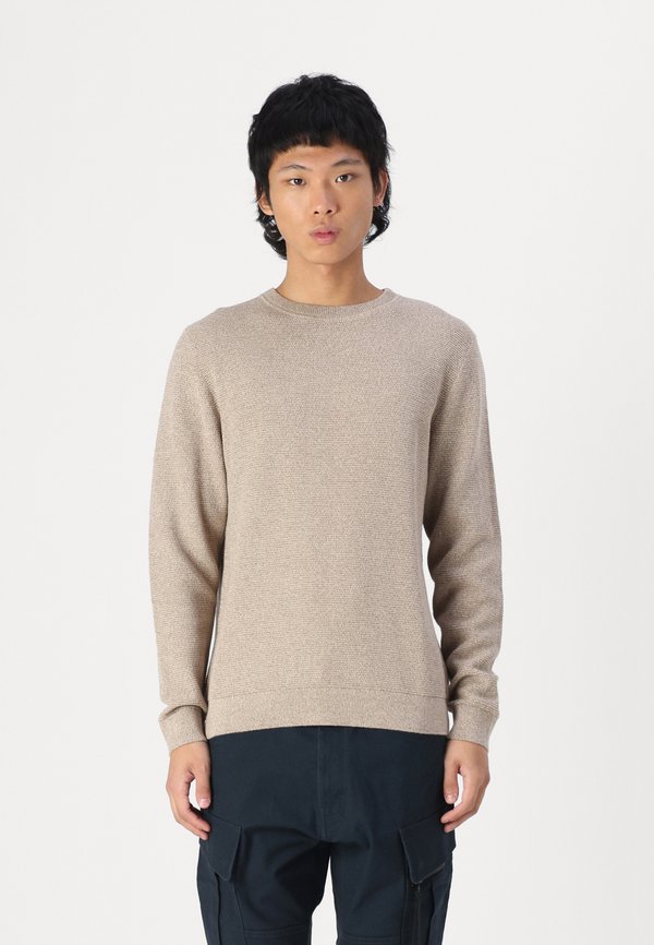 SLHROSS STRUCTURE CREW NECK - Jumper