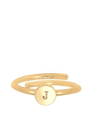 Elli LETTER J - Ring - gold-coloured