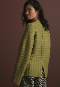Next Strickpullover - green khaki olive