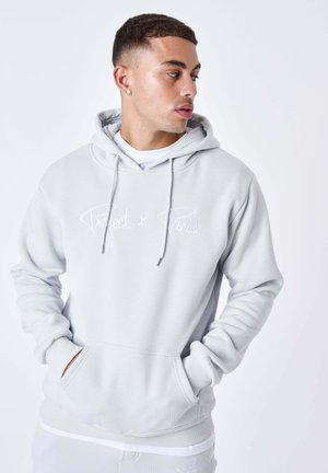 À SIGNATURE - Felpa con cappuccio - argent clair   blanc