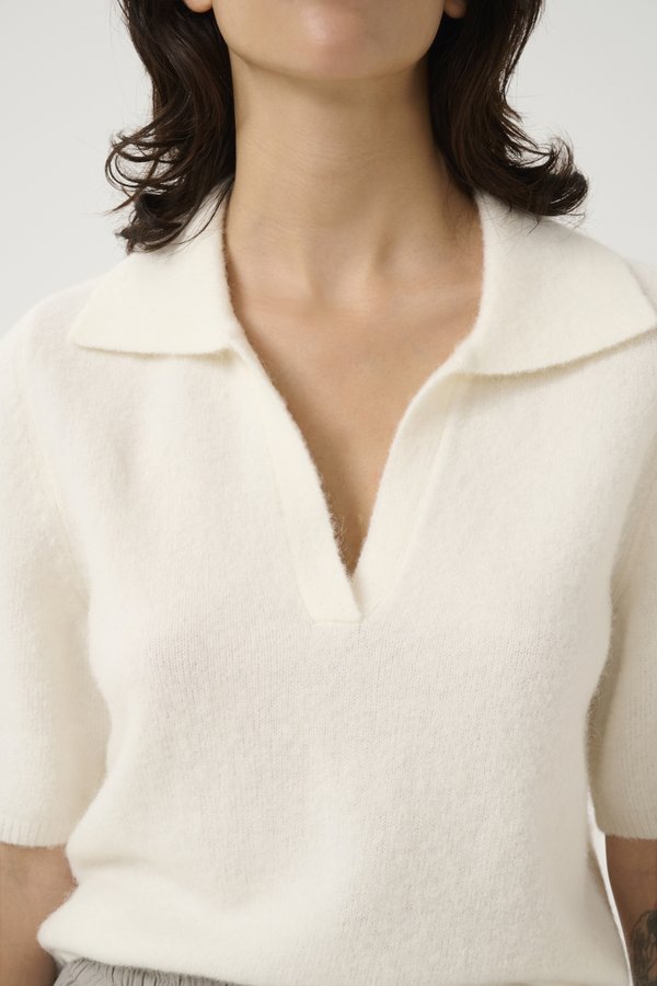 ALPHA - Polo shirt - ivory2