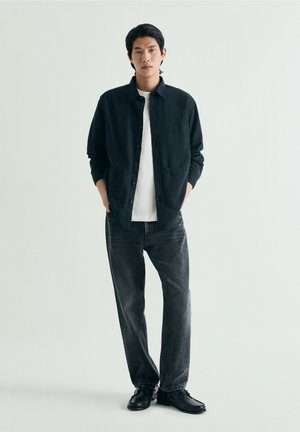 Scalpers, DUOMO OVERSHIRT - Chaqueta fina - black