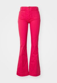FLARE - Flared Jeans - raspberry wine