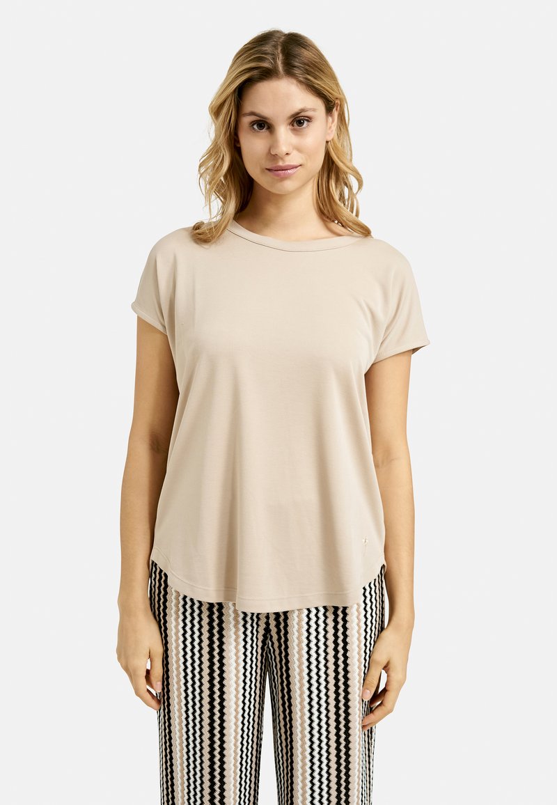 Smith&Soul MIT RÜCKEN-DETAIL - T-Shirt print - camel
