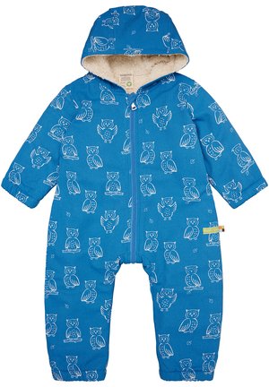 loud + proud WASSERABWEISENDER OVERALL MIT TEDDYFUTTER - Jumpsuit - azur