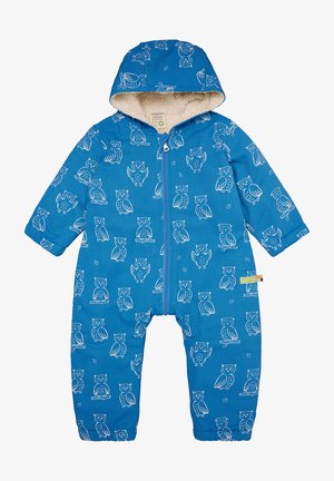 loud + proud, WASSERABWEISENDER OVERALL MIT TEDDYFUTTER - Tuta jumpsuit - azur