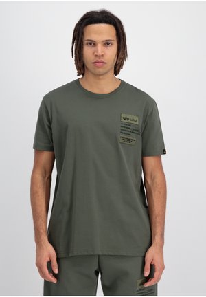 PATCH T LF - T-Shirt print - dark olive
