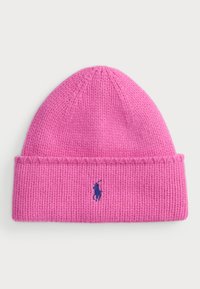 KNIT WOOL BEANIE - Mössa - pink