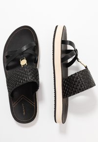 GANT FLATVILLE - Pantolette flach - black