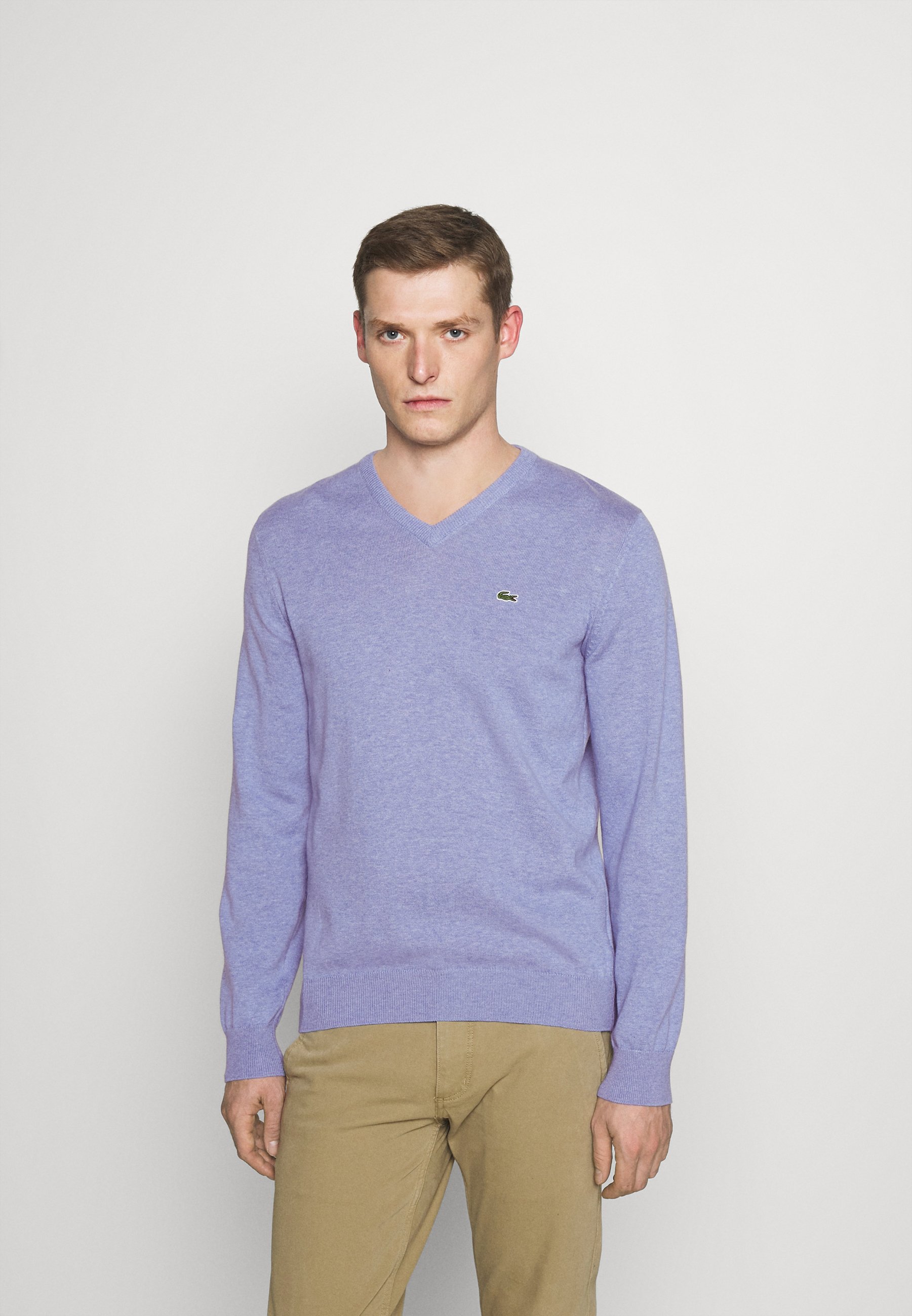 light blue lacoste jumper