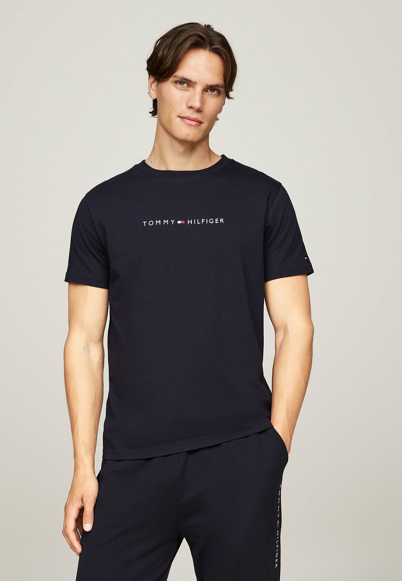 Tommy Hilfiger TH ORIGINAL LOGO - Maglia del pigiama - desert sky