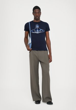 DRAWN ORB PERU UNISEX - T-Shirt print - navy