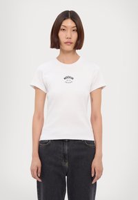 MOSCHINO JEANS LOGOS - T-shirt - bas - fantasia bianco