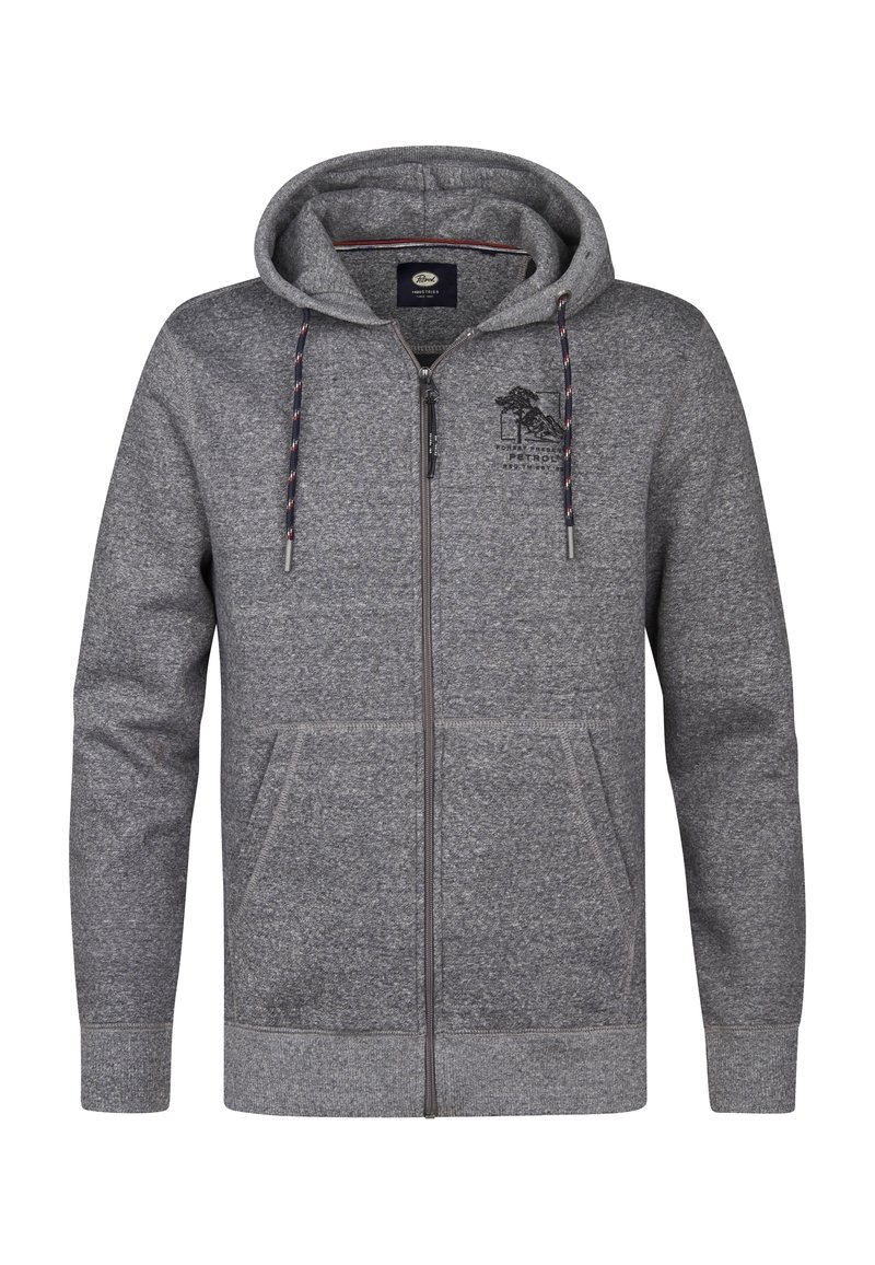 Petrol Industries Sweater met rits donkergrijs Petrol Industries Sweater met rits donkergrijs