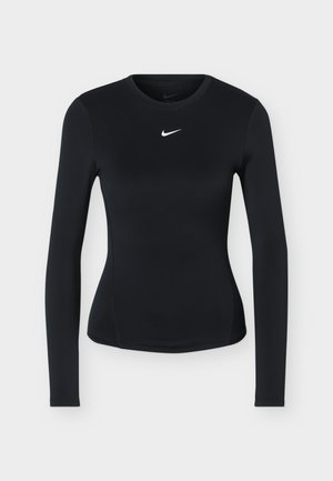 Nike Performance, ONE FITTED - Μπλούζα με μακριά μανίκια - black/white