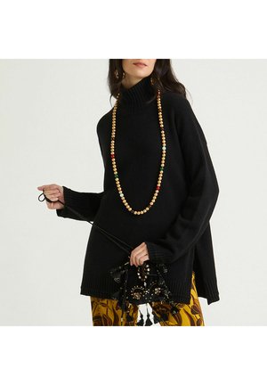 Strickpullover - black