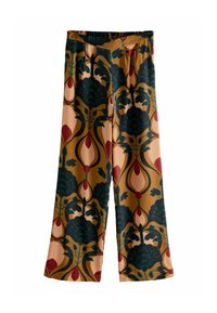 Next WIDE LEG TALL  - Auduma bikses - brown