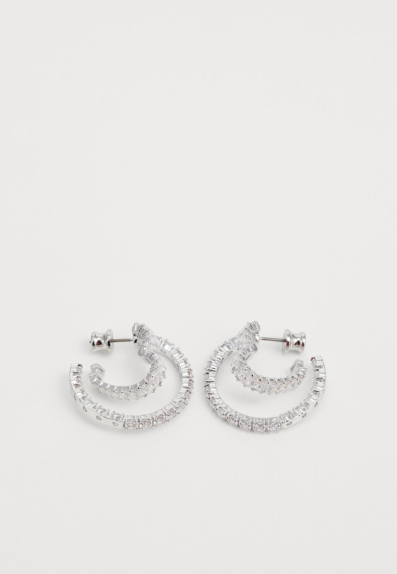 Swarovski MATRIX HEART - Earrings - white - Zalando.co.uk