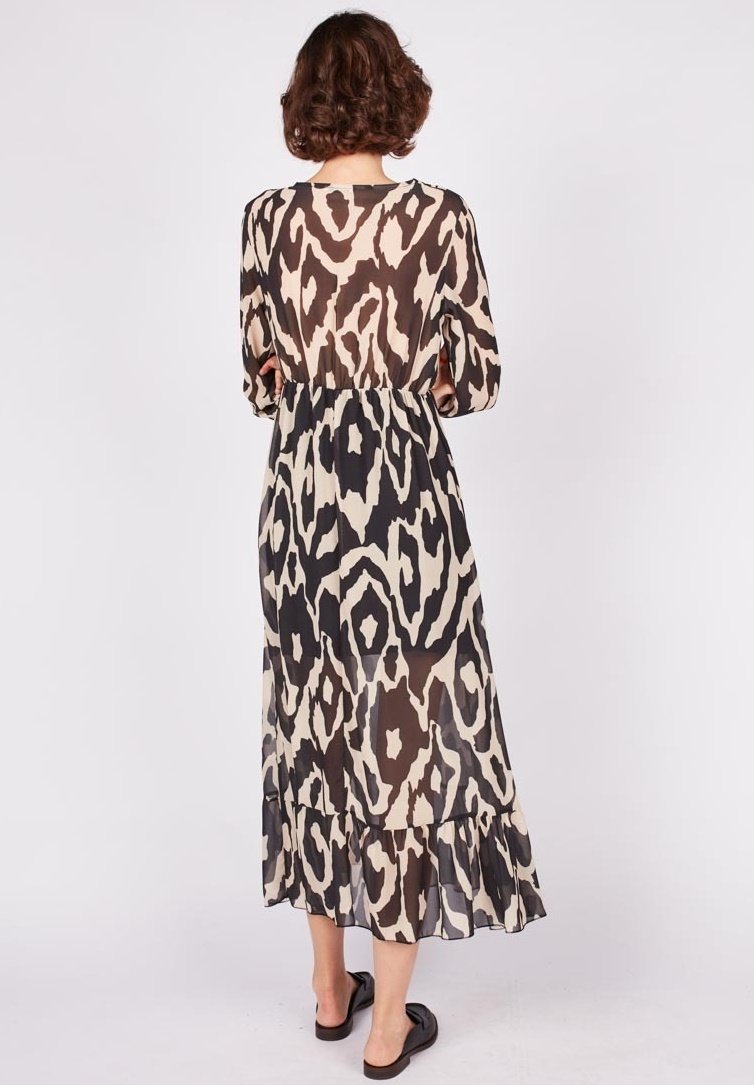 Dioxide LONG PRINTED CROSSOVER - Jurk - black/zwart - Zalando.nl