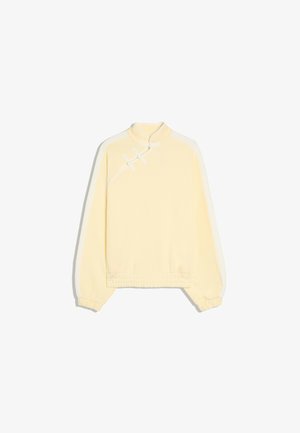 Bershka, QIPAO NECK - JUMPER - Sweatshirt - yellow