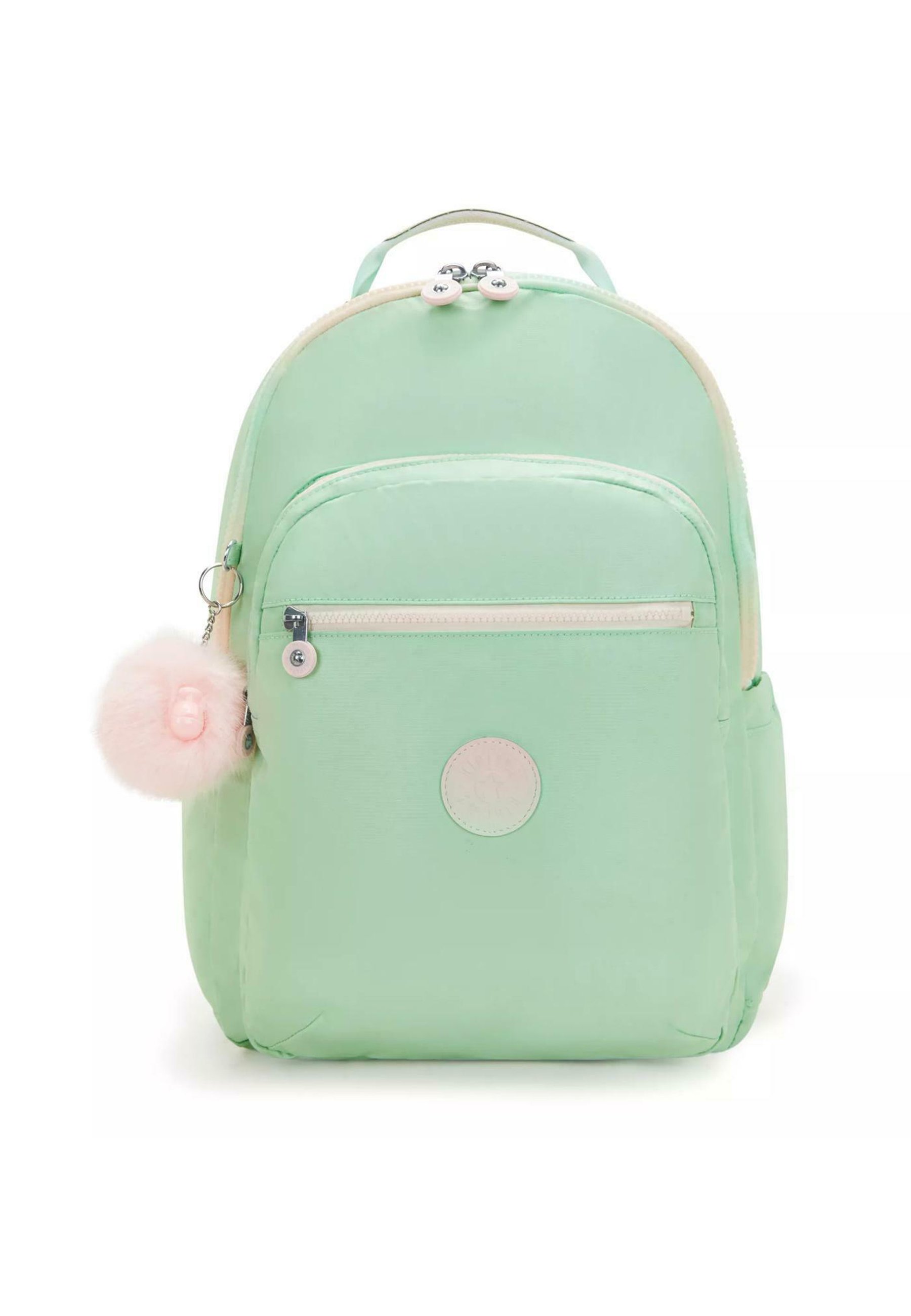 girls kipling backpack mini paradise green CITY PACK S | Small The flap closure gives this City Pack a sporty and casual look. Kipling SEOUL LAP BTS -