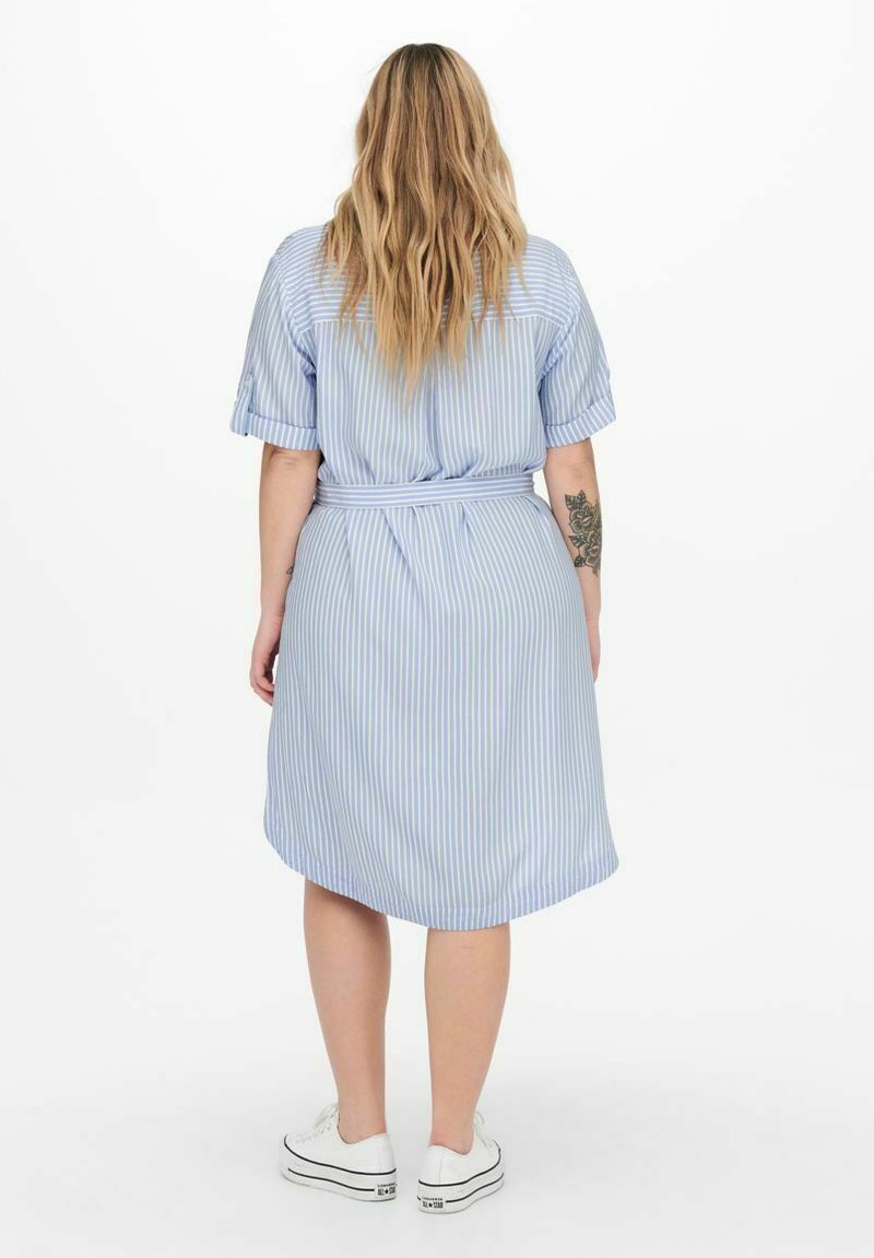 Damen Freizeitkleider | ONLY Carmakoma Blusenkleid colony blue/hellblau - BP35012 Damen Freizeitkleider | ONLY Carmakoma Blusenkleid colony blue/hellblau - BP35012