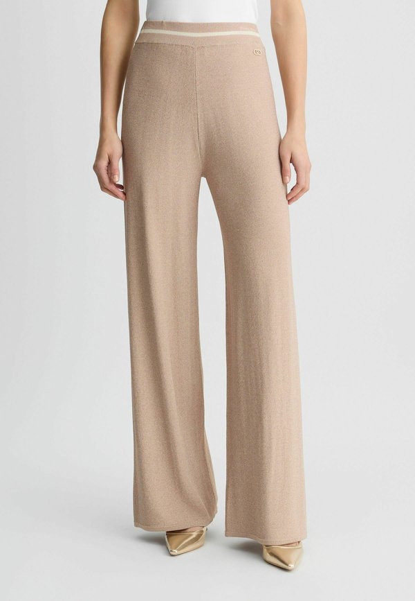 LONG  - Stoffhose - beige