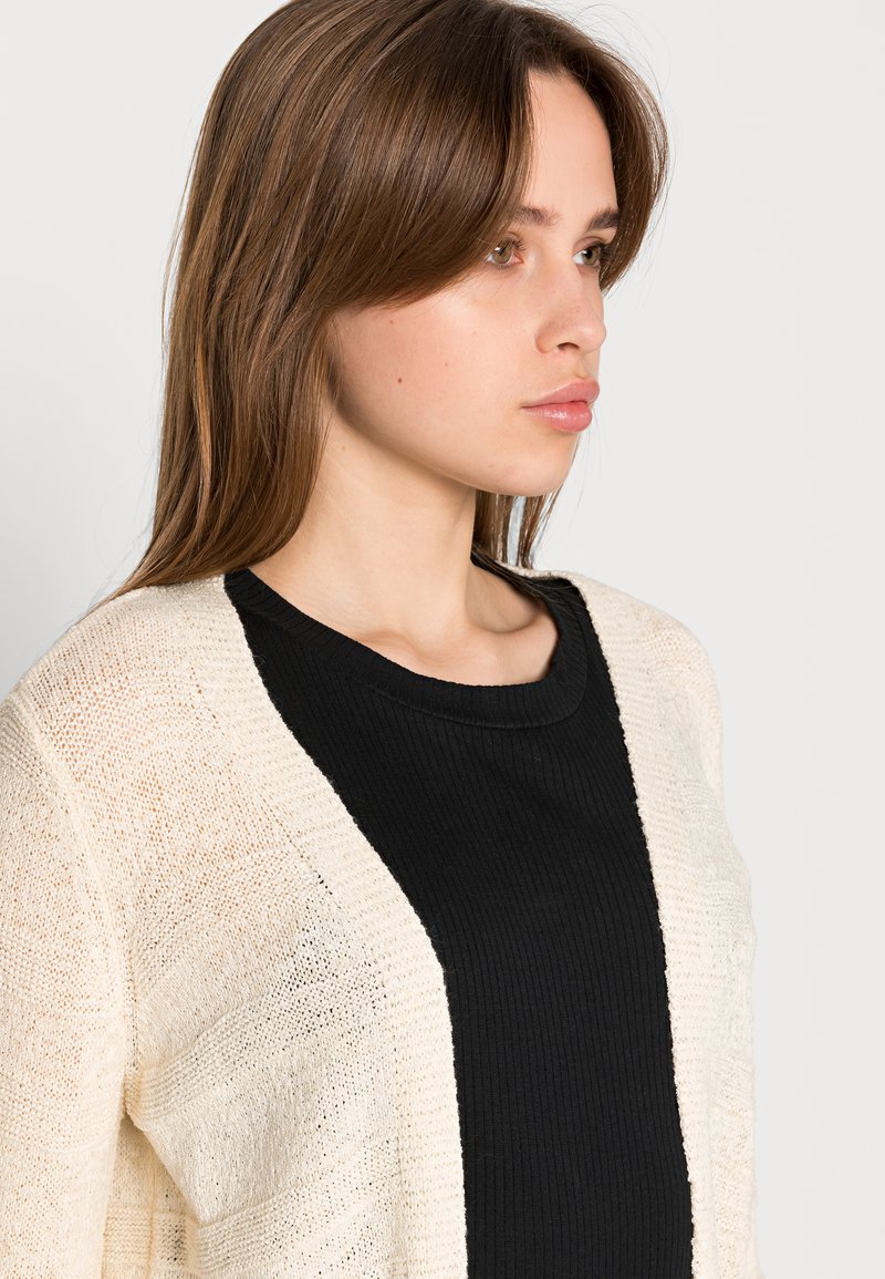 Damen Strickjacken | Vero Moda VMMARLON OPEN LONG CARDIGAN Strickjacke birch/beige - GA60717 Damen Strickjacken | Vero Moda VMMARLON OPEN LONG CARDIGAN Strickjacke birch/beige - GA60717