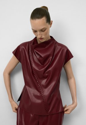 DRAPED - Blouse - red
