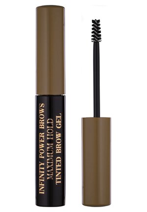 INFINITY POWER BROWS - MAXIMUM HOLD TINTED BROW GEL - Augenbrauengel - taupe