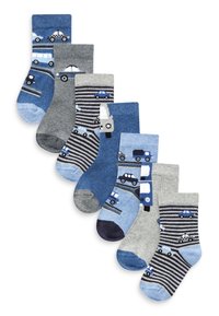 Next - 7 PACK RICH YOUNGER - Socken - blue stripes transport Thumbnail-Bild 1