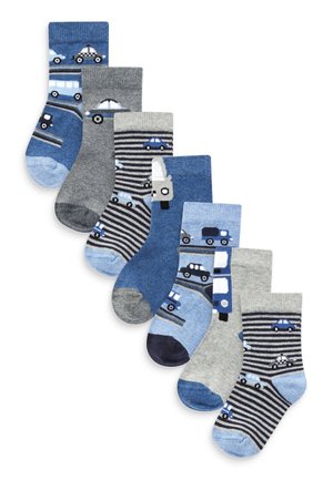 7 PACK RICH YOUNGER - Socken - blue stripes transport