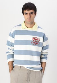 Pal Sporting Goods DRIFT STRIPED LONG SLEEVE UNISEX - Φούτερ - light blue