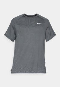 STRIDE - Sport T-Shirt - black/reflective silver-coloured