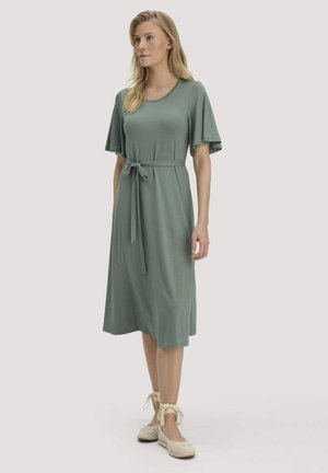 HESSNATUR - Jerseykleid - mattgrün