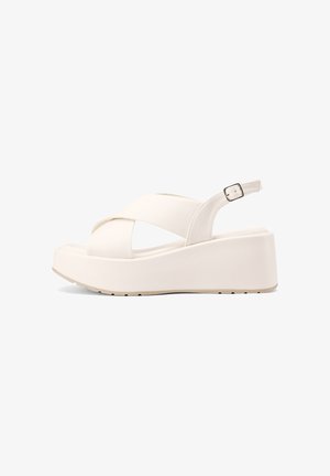 Queen Helena, BZ403-2026 - Sandali con plateau - bianco