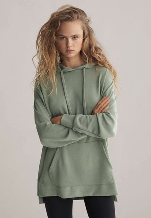 Felpa con cappuccio - green