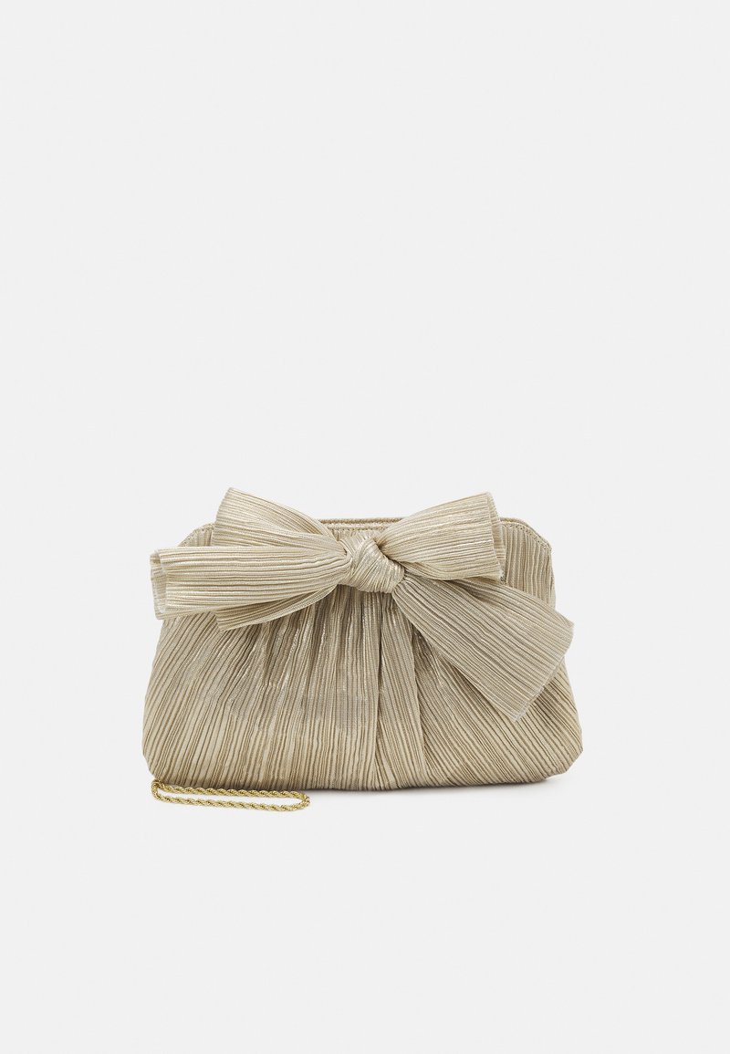 Loeffler Randall PLEATED FRAME WITH BOW - Pochette - platinum