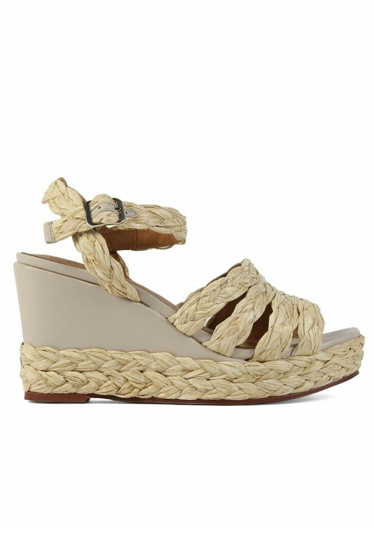 Un Paso Más VALERIA - Sandalias de cuña - nude - Zalando.es