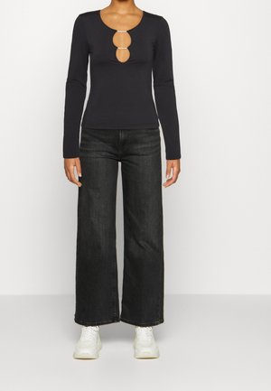 Weekday T-shirt à manches longues - black
