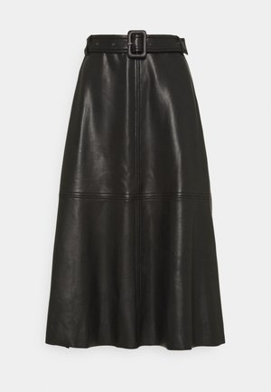 Kaffe, A-snit nederdel - black