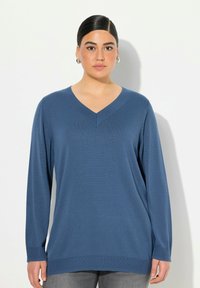 Ulla Popken Strickpullover - ink blue